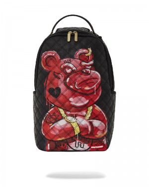 Rucsac Sprayground Quilt Hand Painted Diablo Bear Backpack (Dlxv) | 154076-HCA