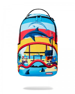 Rucsac Sprayground Realtor Shark Dlxsr Backpack | 892130-AJM