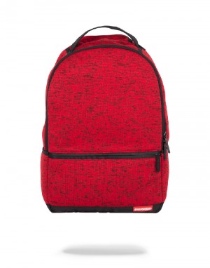 Rucsac Sprayground Red Knit | 246053-TMX