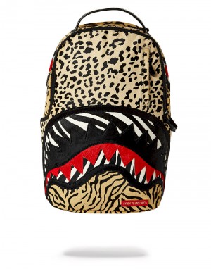 Rucsac Sprayground Safari Shark (Pony Hair/Leather) Limited To 50 Pcs | 760319-TVP