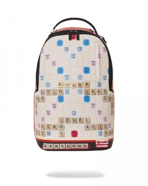 Rucsac Sprayground Scrabble Shark Backpack (Dlxv) | 897406-GIP