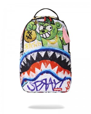 Rucsac Sprayground Scribble Me Rich Backpack | 259831-FYJ