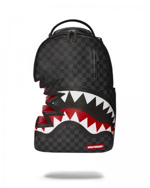 Rucsac Sprayground Shark Bite Sharks In Paris Gray Backpack (Dlxv) | 682794-PKS