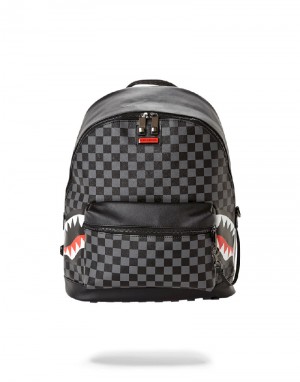 Rucsac Sprayground Sharks In Paris (Black Checkered Edition) | 542316-QZF