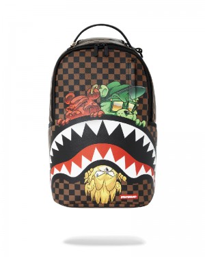 Rucsac Sprayground Sharks In Paris Characters Sneakin Backpack (Dlxv) | 879062-EVO