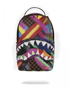 Rucsac Sprayground Sharks In Paris City Streaks Backpack (Dlxv) | 510328-UPO