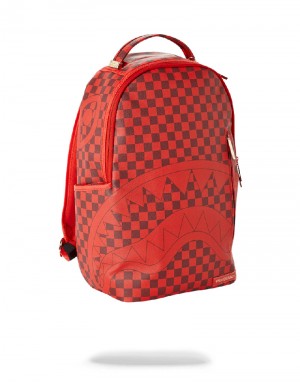 Rucsac Sprayground Sharks In Paris (Red Checkered Edition) | 203679-CEG