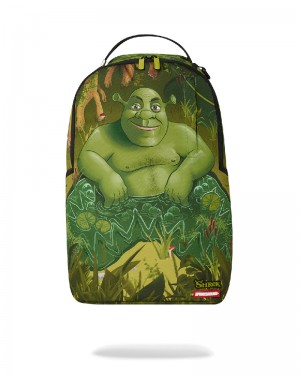 Rucsac Sprayground Shrek Swamp Jacuzzi Backpack | 781049-SAQ