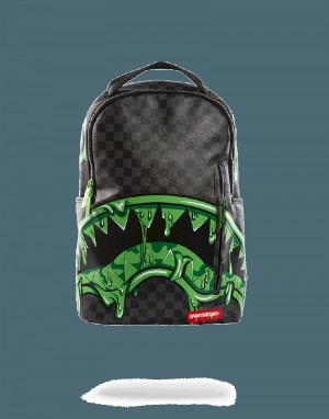 Rucsac Sprayground Slime Shark Backpack | 953428-QRZ