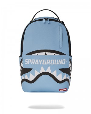 Rucsac Sprayground Smash Logo Deep Blue Sky Dlxsv Backpack | 924051-YPC