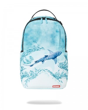 Rucsac Sprayground Smooth Shark Backpack | 492801-ONJ