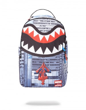 Rucsac Sprayground Spiderman Upside Down Shark | 708692-SHI