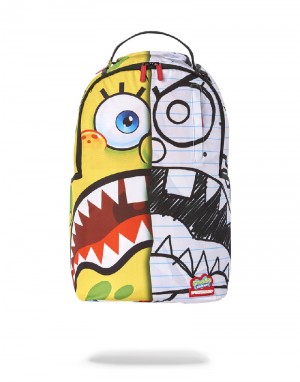 Rucsac Sprayground Spongdoodle Bob Backpack | 347012-WJC