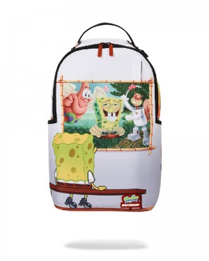 Rucsac Sprayground Spongebob Art Critic Backpack | 941325-UKY