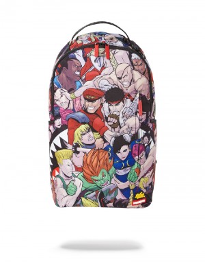 Rucsac Sprayground Street Fighter Mashup Backpack | 248639-ZXL