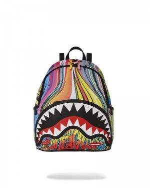 Rucsac Sprayground Super Melt Savage Backpack | 035149-NTC