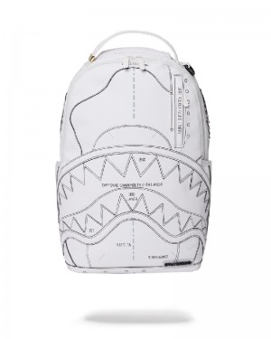 Rucsac Sprayground Technical Cut & Shark Backpack (Dlxv) | 650873-KQJ