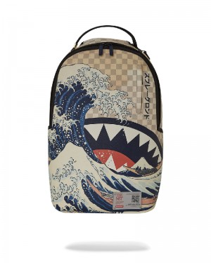 Rucsac Sprayground The Met Hokusai Great Wave Backpack | 157286-MGH