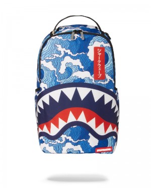 Rucsac Sprayground The Shark Wave (Made From 100% Recycled Plastic Bottles From The Ocean | 846795-LMV