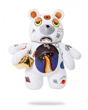 Rucsac Sprayground Ufo Spaced Out Moneybear Teddybear Backpack | 082564-PUX