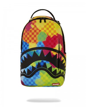 Rucsac Sprayground Vivid Livid And Splivid Dlxsv Backpack | 102749-PXC