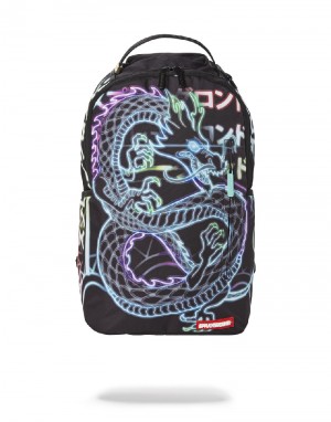 Rucsac Sprayground ナイトドラゴン (Nite Dragon) Backpack | 329641-SHP