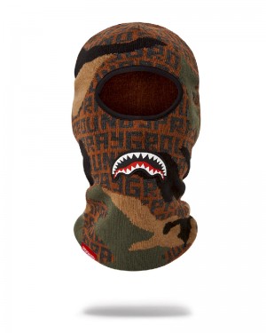 Ski Mask Sprayground Camo Infiniti Ski Mask | 460528-MGK