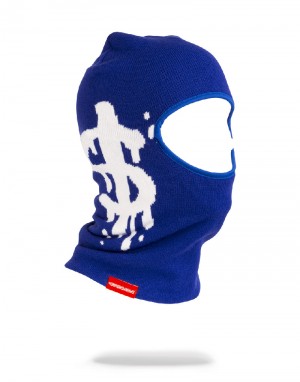 Ski Mask Sprayground Money Drip Ski Mask (Blue) | 423716-NYT