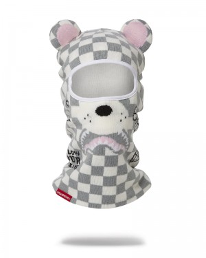 Ski Mask Sprayground Rose Money Bear Ski Mask | 378615-WBT