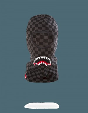 Ski Mask Sprayground Sharks In Paris (Black) Ski Mask | 014267-EYL