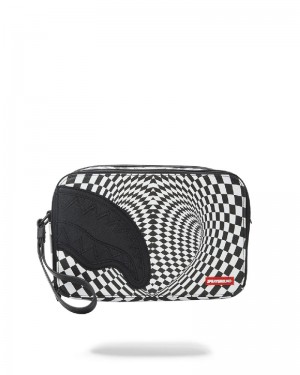 Toiletry Sprayground Trippy Check Toiletry Aka Money Bag | 270934-URF