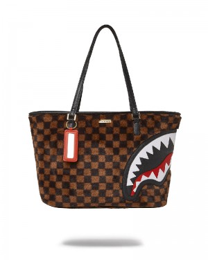 Tote Sprayground Furrr Sharks In Paris Tote | 460957-HXV