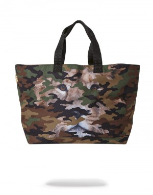 Tote Sprayground Lion Camo Tote Bag | 897136-DKS