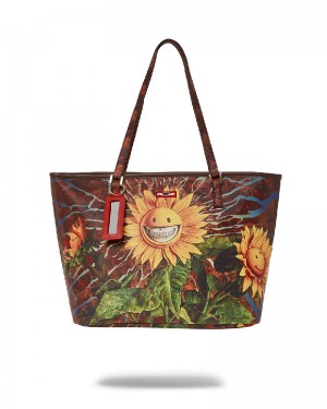 Tote Sprayground Sunflower Grin Ron English Collab Tote | 528473-AQP