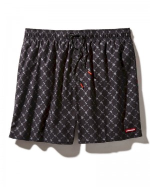 Înot Sprayground Midnight Moneygram Shoto Swim Trunks | 739862-BKY