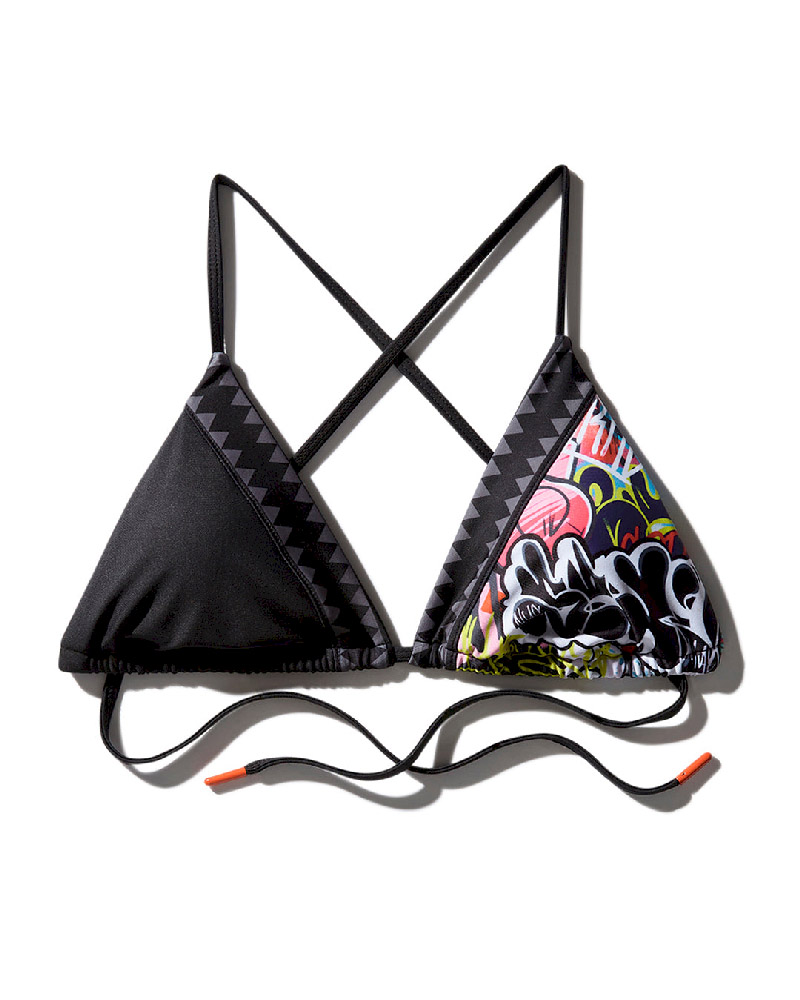 Bikini Sprayground Half Graff Bikini Top | 451826-HTW