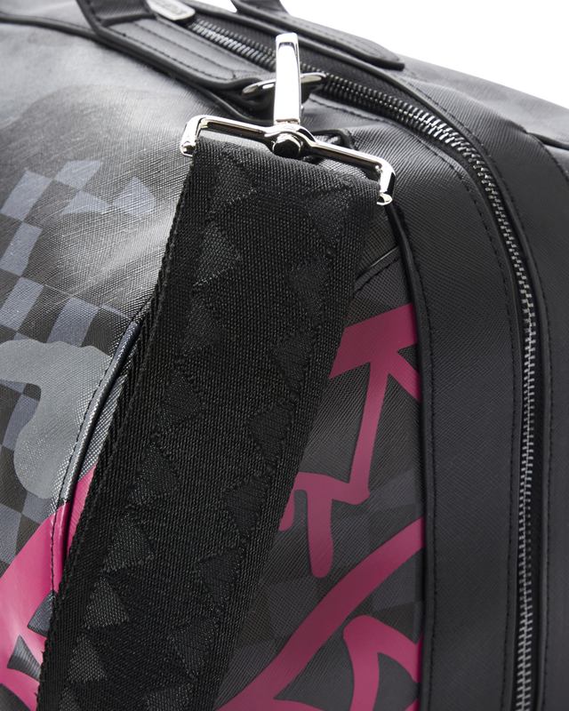 CARRY-ON LUGGAGE Sprayground 3am Pink Drip Tube Duffle | 346718-PRM