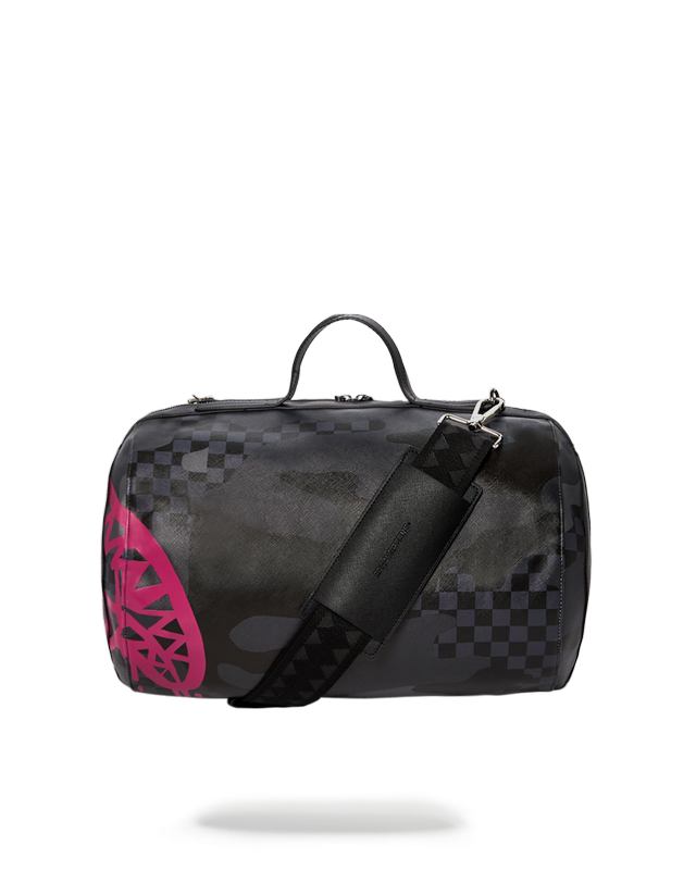 CARRY-ON LUGGAGE Sprayground 3am Pink Drip Tube Duffle | 346718-PRM