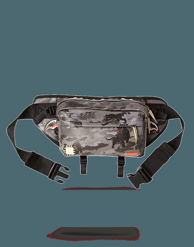 Cross Body Sprayground Black Panthera Camo Crossbody | 042531-QXL