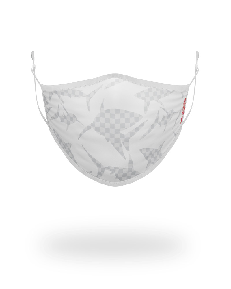 Face Mask Sprayground Shark Check (White) Face Mask | 279841-SBO