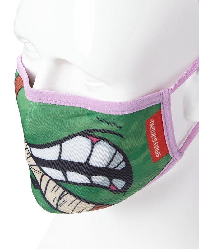 Fashion Mask Sprayground Adult Tmnt: Donatello Shark Form Fitting Face-Covering | 104529-YQV