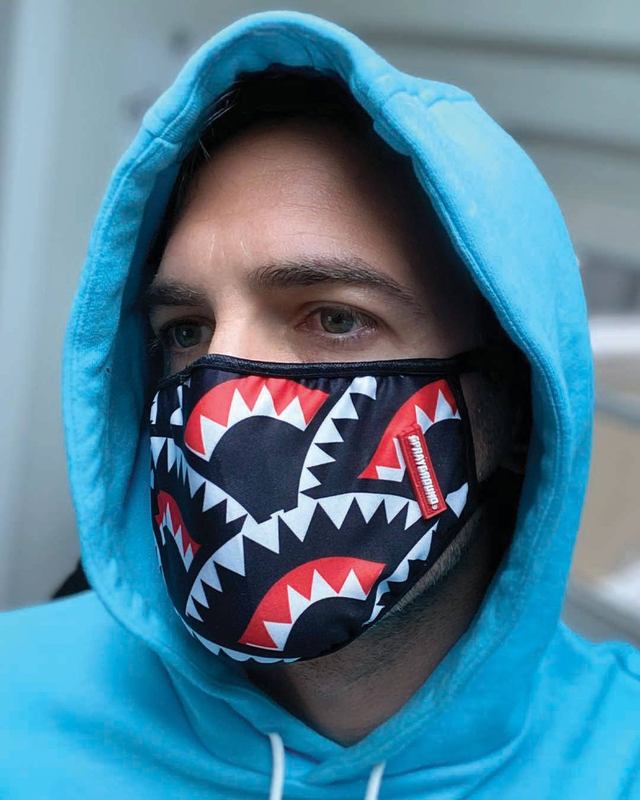 Fashion Mask Sprayground Sharkmouth Pattern Mask (Classic Fit) | 952370-DNQ