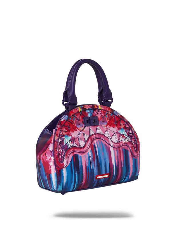 Geanta de Mana Sprayground Flora Botanica Shark Handbag | 753809-FPJ