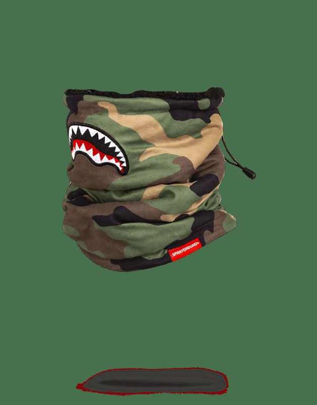 Gât Cald Sprayground Camo Shark Neck Warmer | 856017-FVD