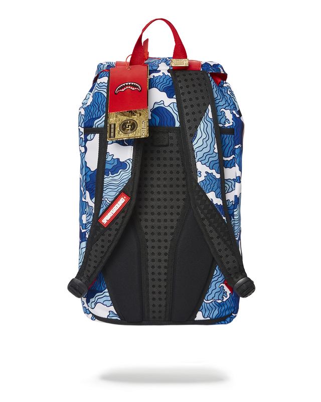 HILLS Sprayground Shark Wave Hills Backpack | 076921-UZJ