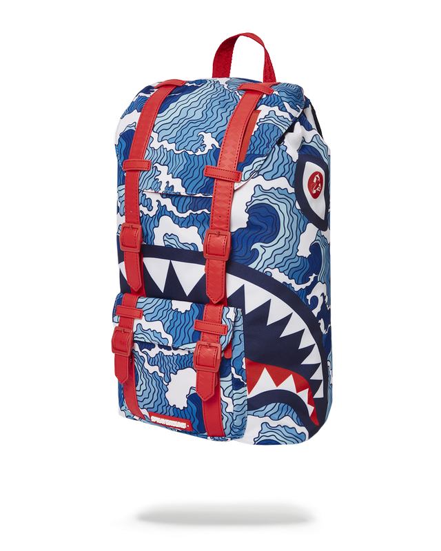 HILLS Sprayground Shark Wave Hills Backpack | 076921-UZJ