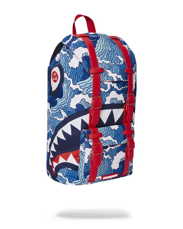 HILLS Sprayground Shark Wave Hills Backpack | 076921-UZJ