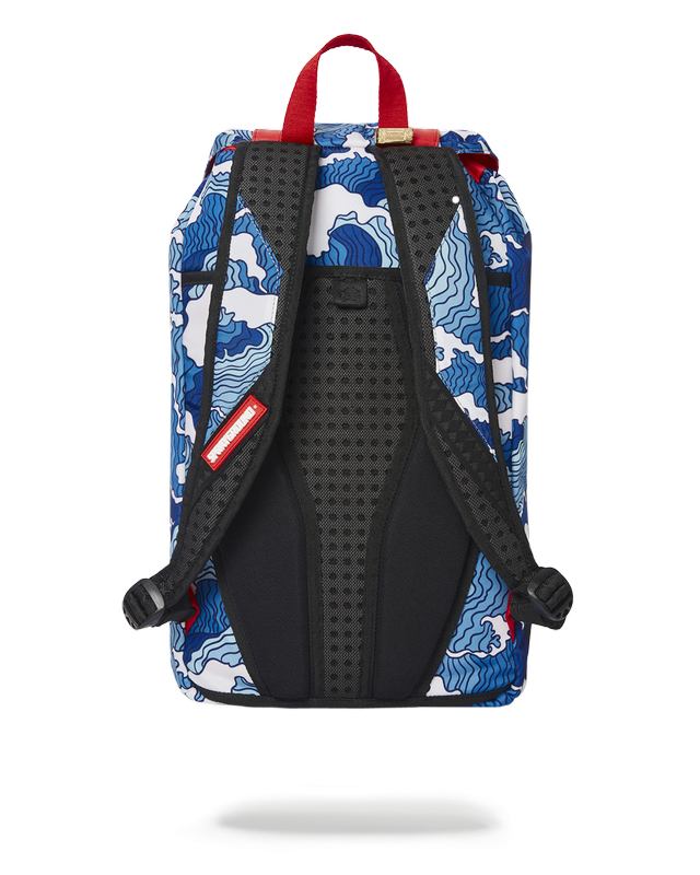 HILLS Sprayground Shark Wave Hills Backpack | 076921-UZJ