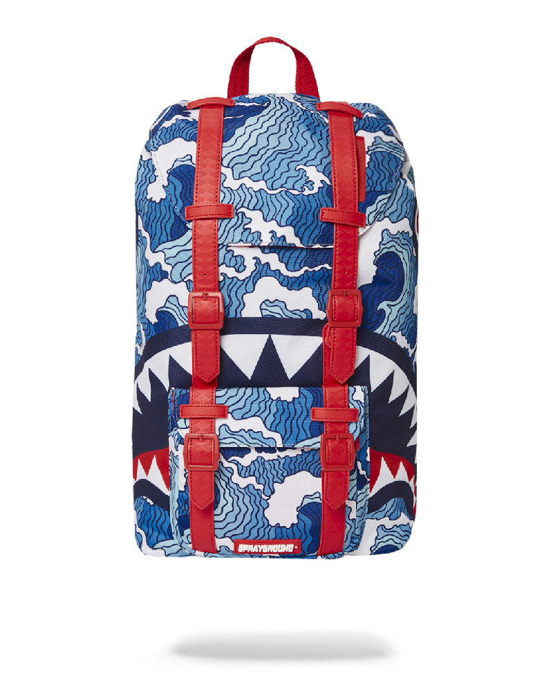 HILLS Sprayground Shark Wave Hills Backpack | 076921-UZJ