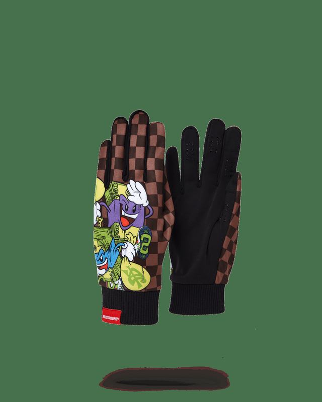 Manusi Sprayground Chase Bank Gloves | 460312-YHN